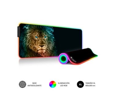 ALFOMBRILLA/TAPETE LEON XL RGB SUBBLIM