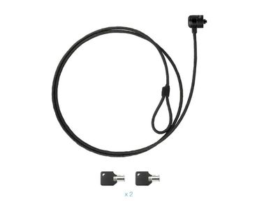 CABLE LOCK DE SEGURIDAD CON LLAVE PARA PORTATILES 1.5M GRIS TOOQ