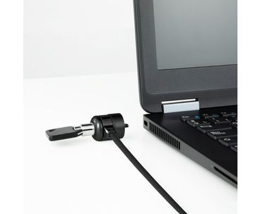 CABLE LOCK DE SEGURIDAD CON LLAVE PARA PORTATILES 1.5M GRIS TOOQ