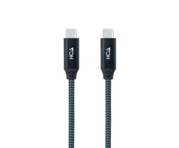 CABLE TYPE-C A TYPE-C USB 3.2 GRIS/NEGRO 2M NANOCABLE