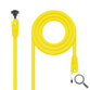 CABLE DE RED LATIGUILLO SSTP CAT8.1 AWG26 2 M AMARILLO NANOCABLE