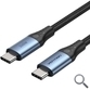 CABLE USB-C A USB-C 240W 0.5 M NEGRO/AZUL VENTION