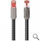 CABLE DE RED LATIGUILLO RJ45 GAMING CAT.8 SFTP AWG26 3 M GRIS VENTION